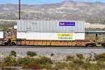 DTTX 789899-A with FedEx & JB Hunt container load at Cajon CA. 9/17/2022.